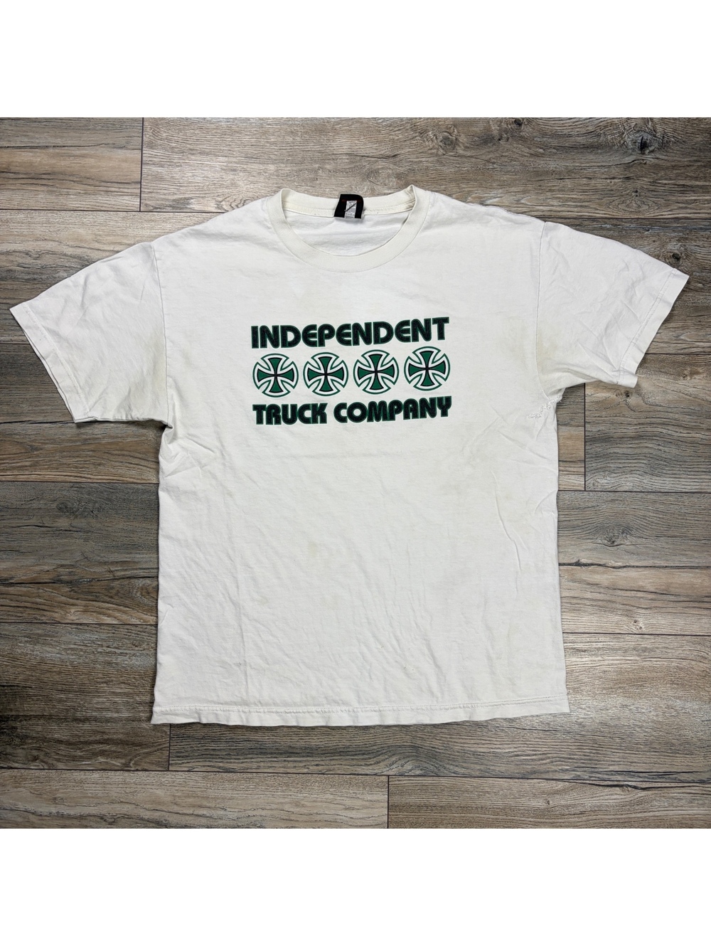 Independent Truck Company White Graphic T-Shirt Large
